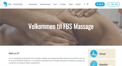 Desktop Screenshot of fbs-massage.dk
